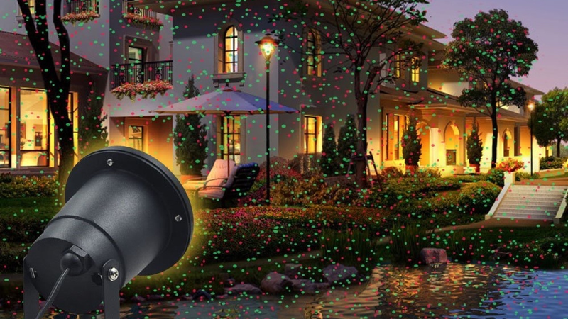 Landscape Holiday Laser Projector, $20 with code USSR8Q9U
